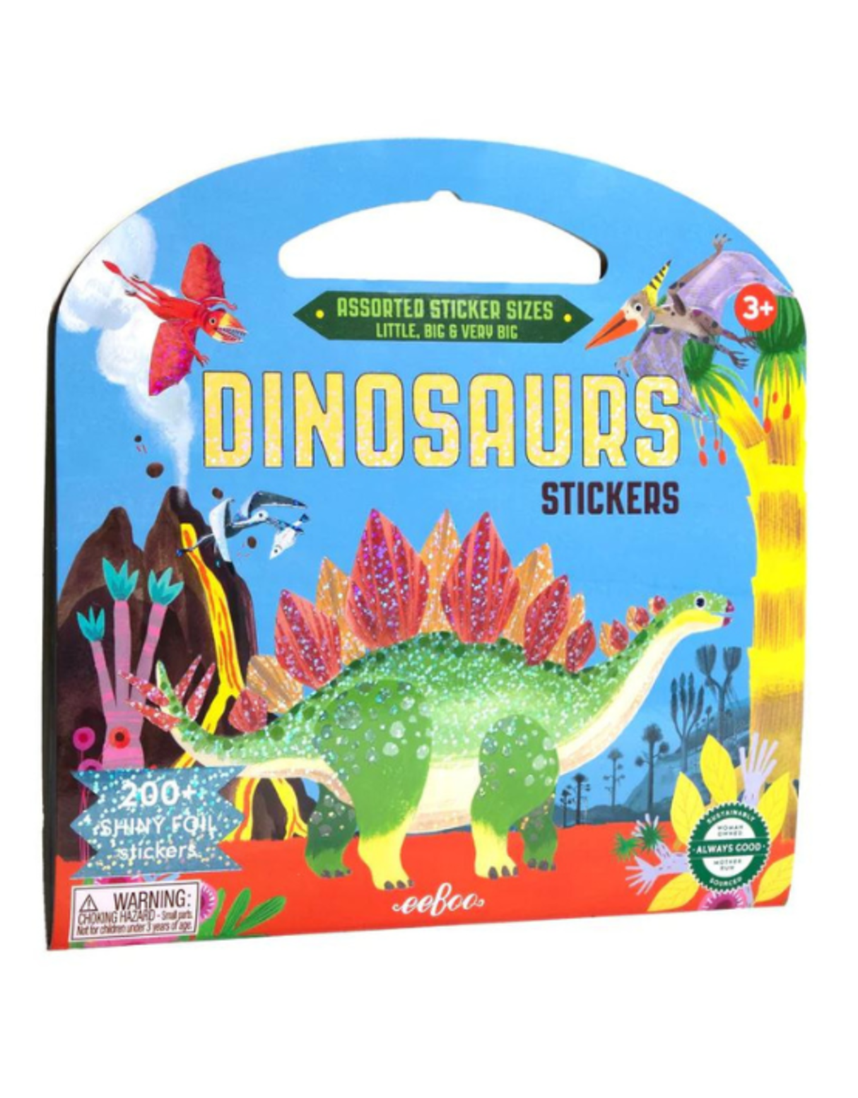 Dinosaurs Shiny Stickers