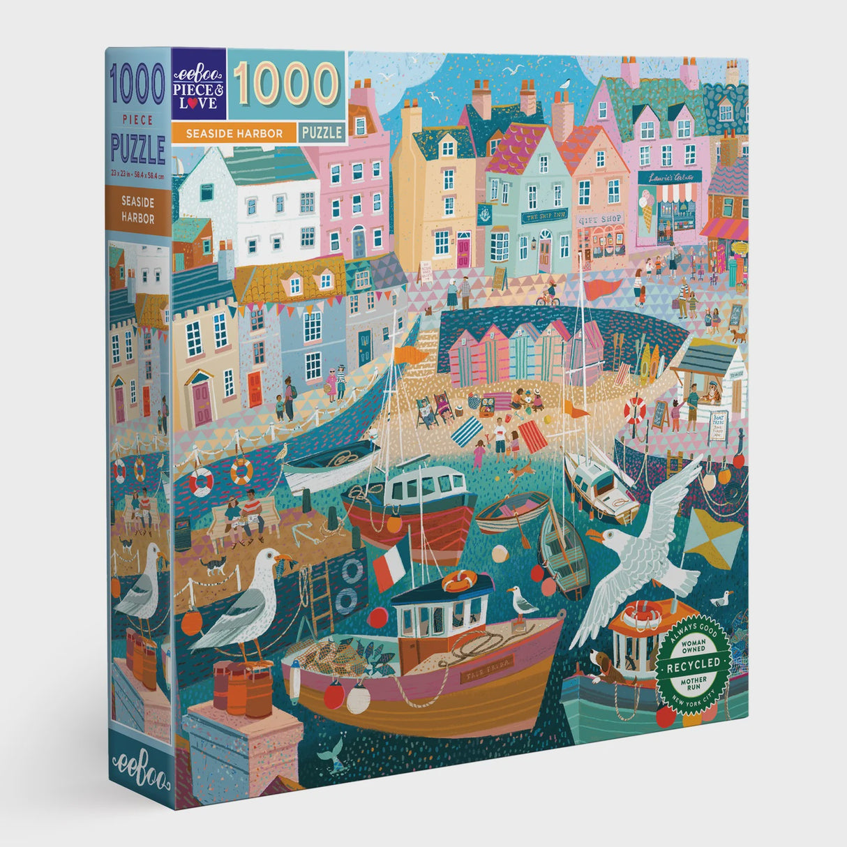 Seaside Harbour 1000pc Sq Puzzle