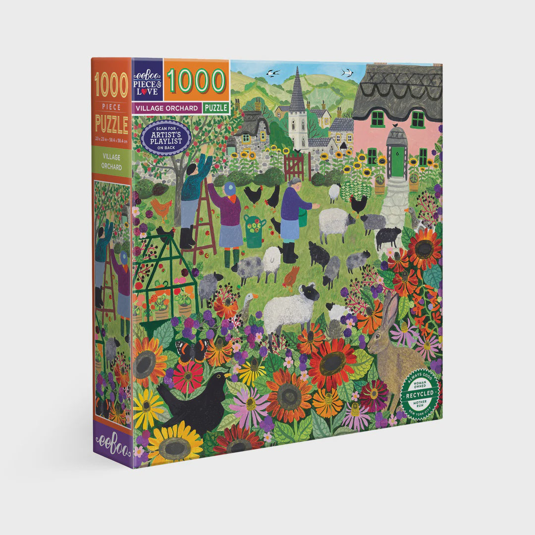 Village Orchard 1000pc Square Puzzle