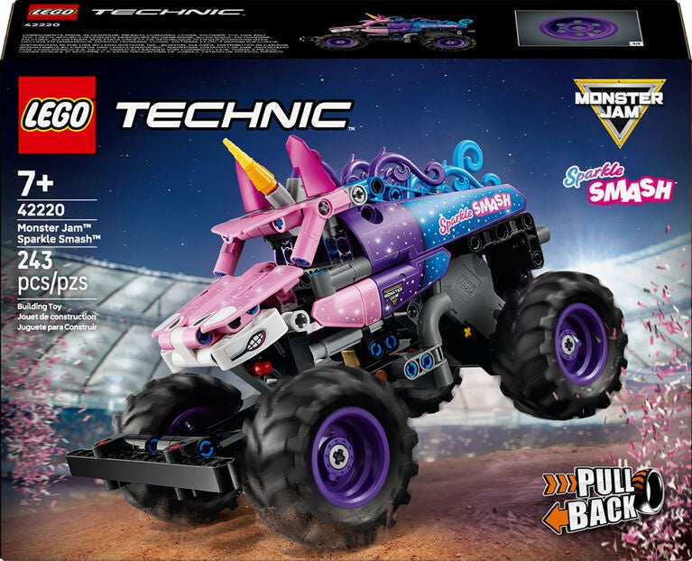 Monster Jam Sparkle Splash Pull-Back