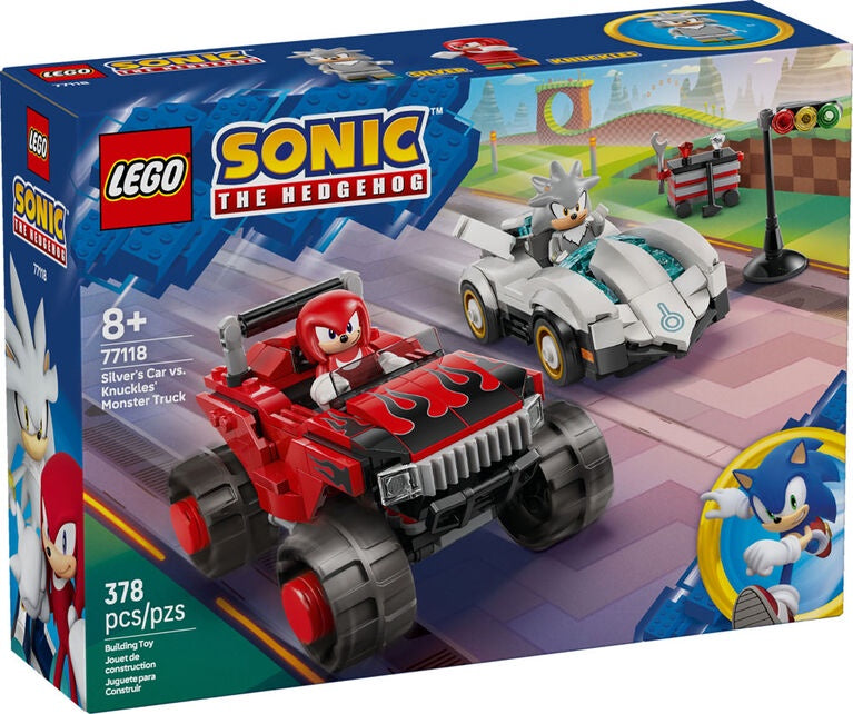 Silver's Car vs Knuckles's Monster Truck