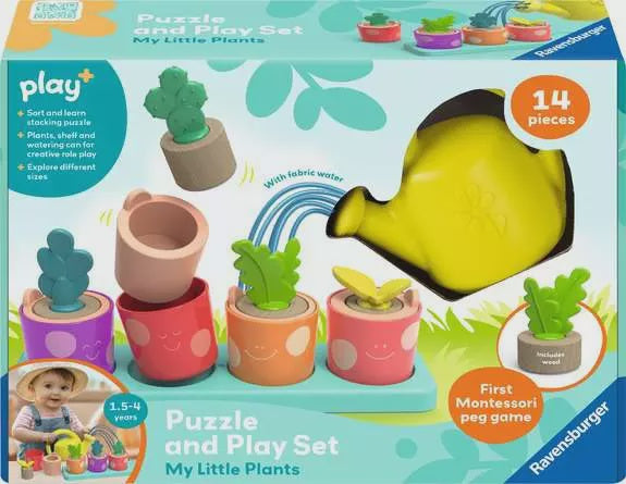 Play+ Puzzle and Play Set: My Little Plants