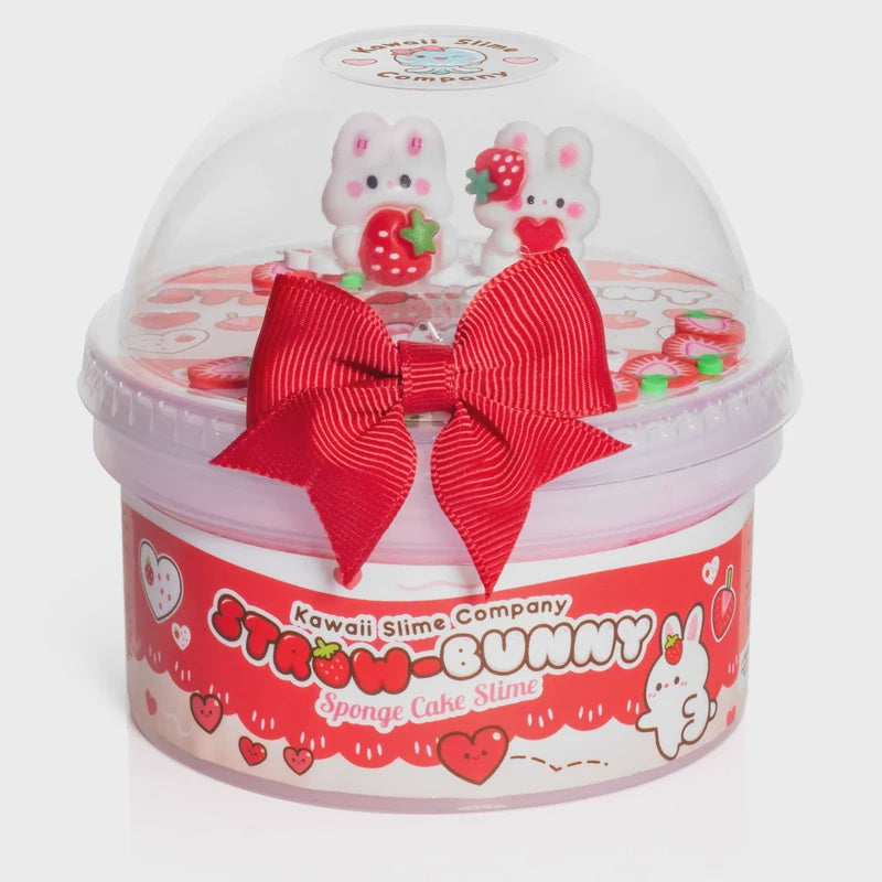 Straw-Bunny Sponge Cake Slime