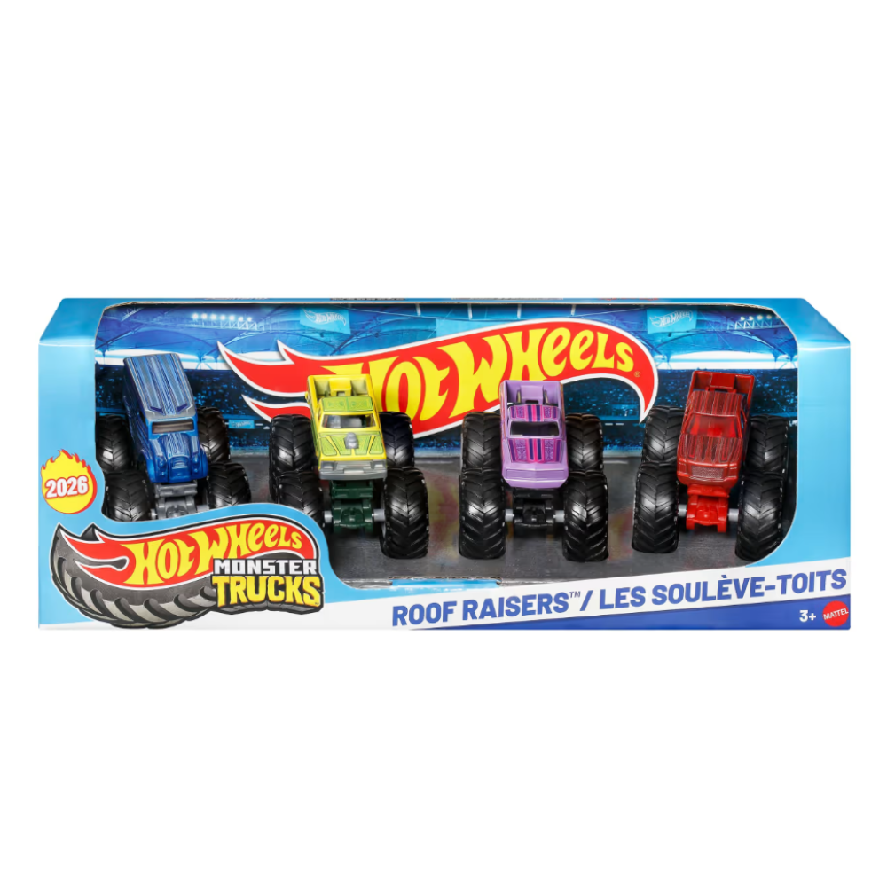 Hot Wheels Monster Truck 4-Pack (1:64) Asst.
