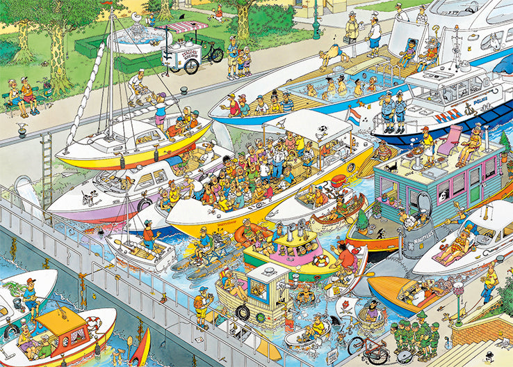 Jan van Haasteren The Locks jigsaw puzzle (1000 Pcs) Comics