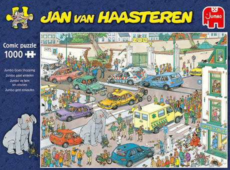 Jan van Haasteren Goes Shopping jigsaw puzzle (1000 Pcs)