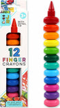 JR 12 Finger Crayons