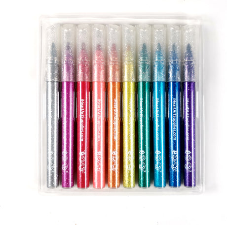 10 Glitter Markers