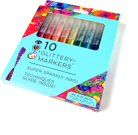 10 Glitter Markers