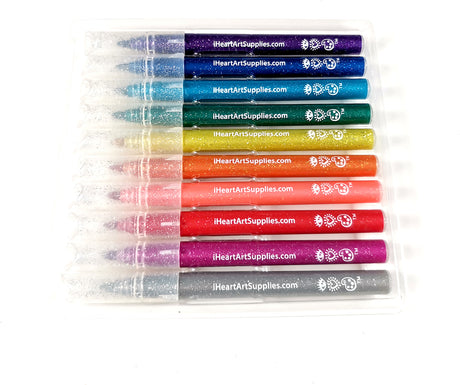 10 Glitter Markers