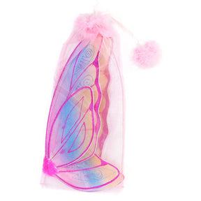 Glitter Rainbow Wings (multi Pastel Hot Pink, OS