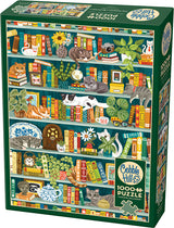 The Purrfect Bookshelf puzzle (1000 pc)