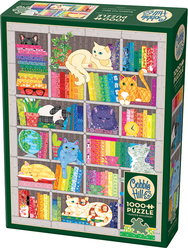 Rainbow Cat Quilt puzzle (1000 pc)