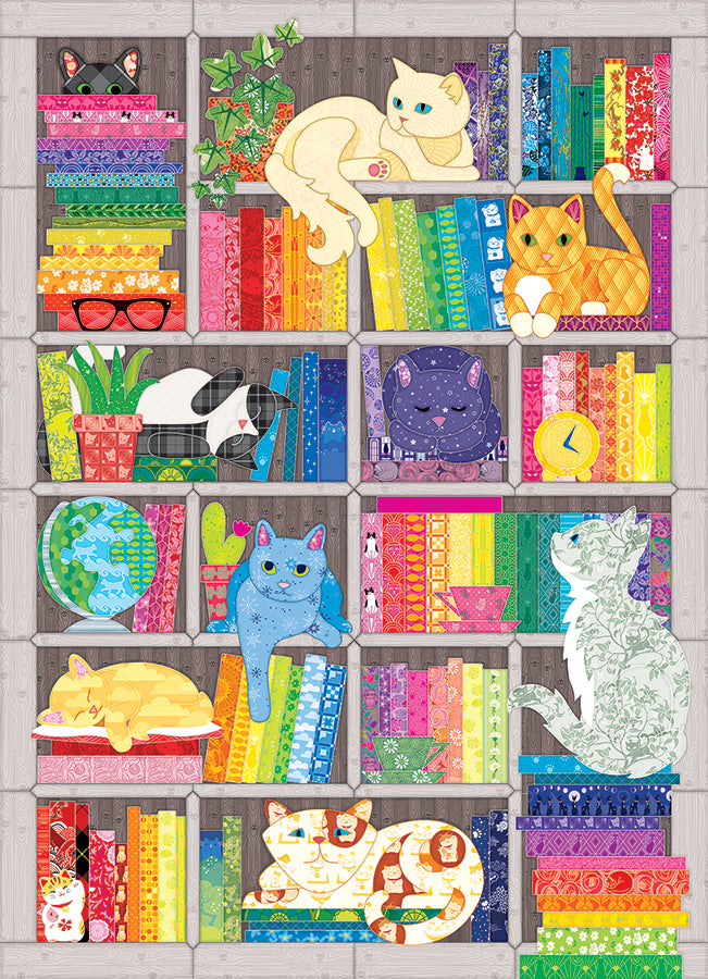 Rainbow Cat Quilt puzzle (1000 pc)
