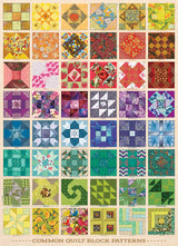 Common Quilt Blocks puzzle (1000 pc)