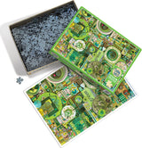 Green puzzle (1000 pc)