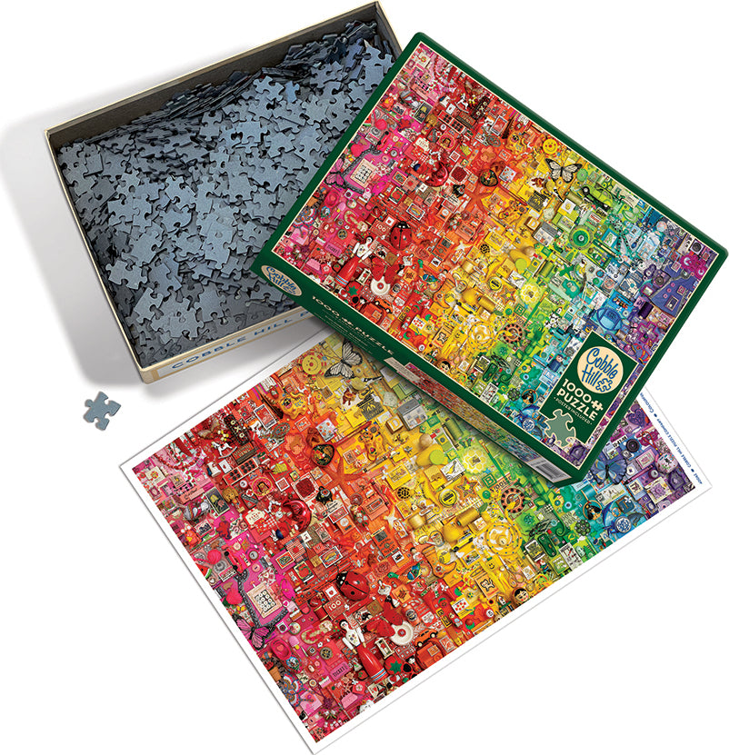 Colourful Rainbow puzzle (1000 pc)
