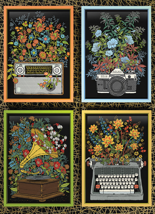 Floral Objects puzzle (1000 pc)