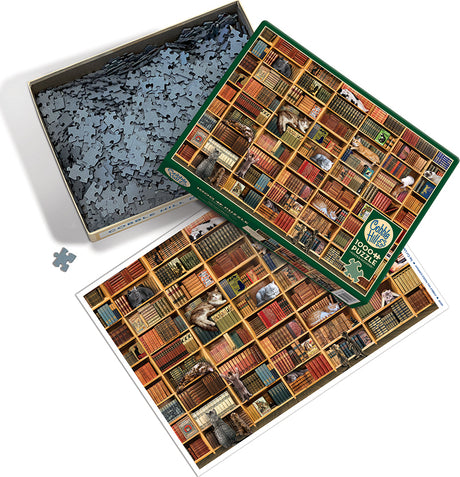 The Cat Library puzzle (1000 pc)