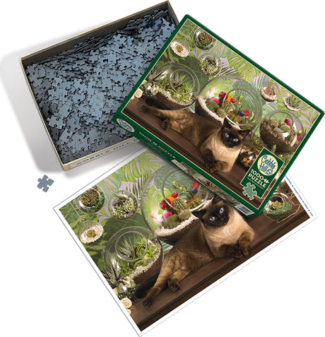 Terrarium Cat puzzle (1000 pc)