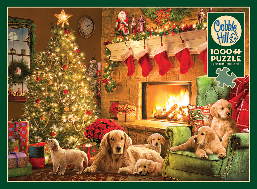 Cozy Fireplace puzzle (1000 pc)