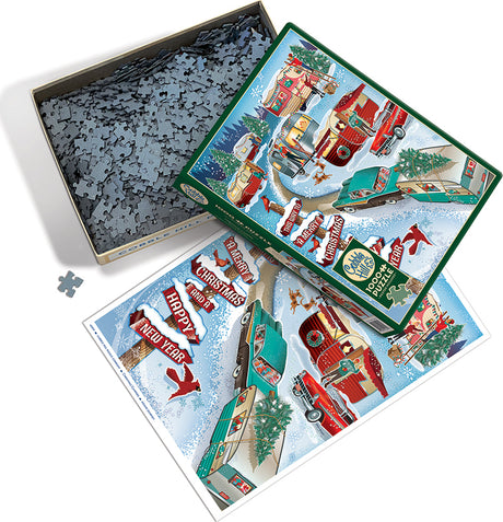 Christmas Campers puzzle (1000 pc)