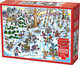 DoodleTown: Hockey Town puzzle (1000 pc)