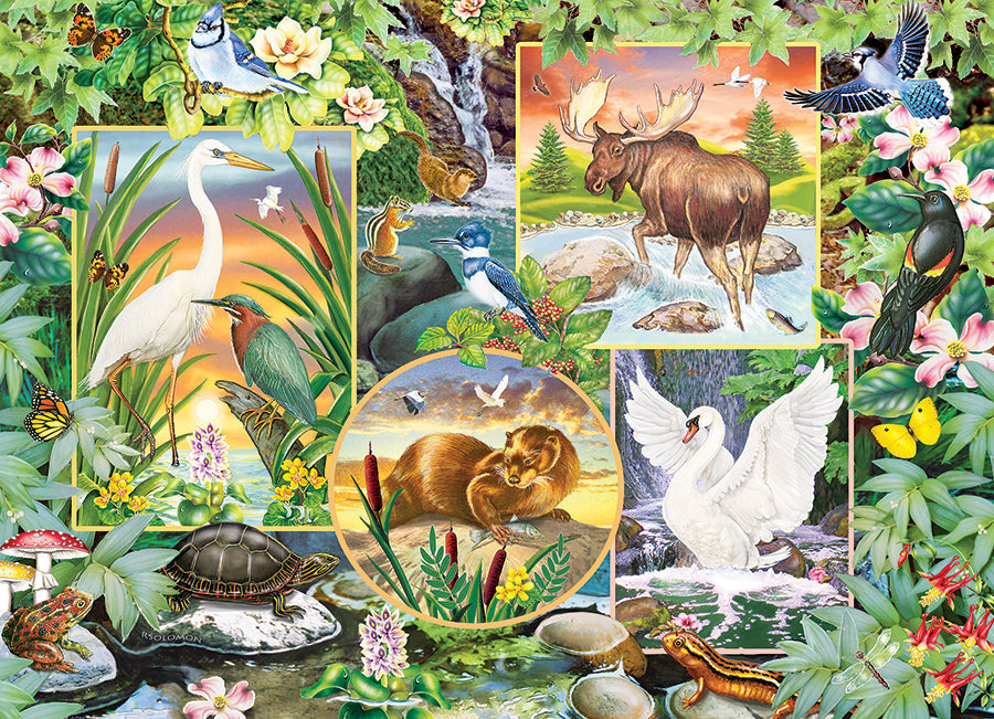 River Magic - family puzzle (350 pc)