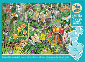 Rainforest Magic - family puzzle (350 pc)