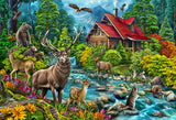 Red-Roofed Cabin puzzle (2000 pc)