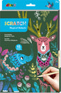 Scratch Art Book A4 - Magical Animals