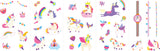 Nail Stickers & Tattoos - Unicorns