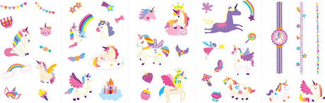 Nail Stickers & Tattoos - Unicorns