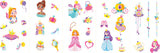 Nail Stickers & Tattoos - Princess
