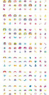 Nail Stickers & Tattoos - Princess