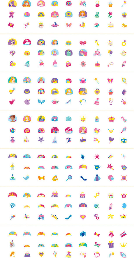 Nail Stickers & Tattoos - Princess