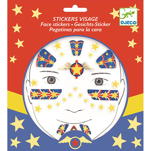Face Stickers Super Hero