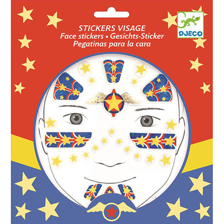 Face Stickers Super Hero