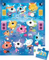 Unicorns Rock Concert Suitcase Puzzle - 24 Pieces