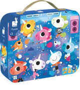 Unicorns Rock Concert Suitcase Puzzle - 24 Pieces