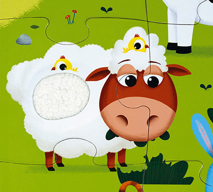 Tactile Puzzle "farm Animals"  20 Pcs