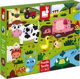 Tactile Puzzle "farm Animals"  20 Pcs