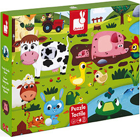 Tactile Puzzle "farm Animals"  20 Pcs