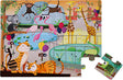 Tactile Puzzle "a Day At The Zoo"  20 Pcs