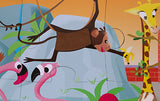 Tactile Puzzle "a Day At The Zoo"  20 Pcs