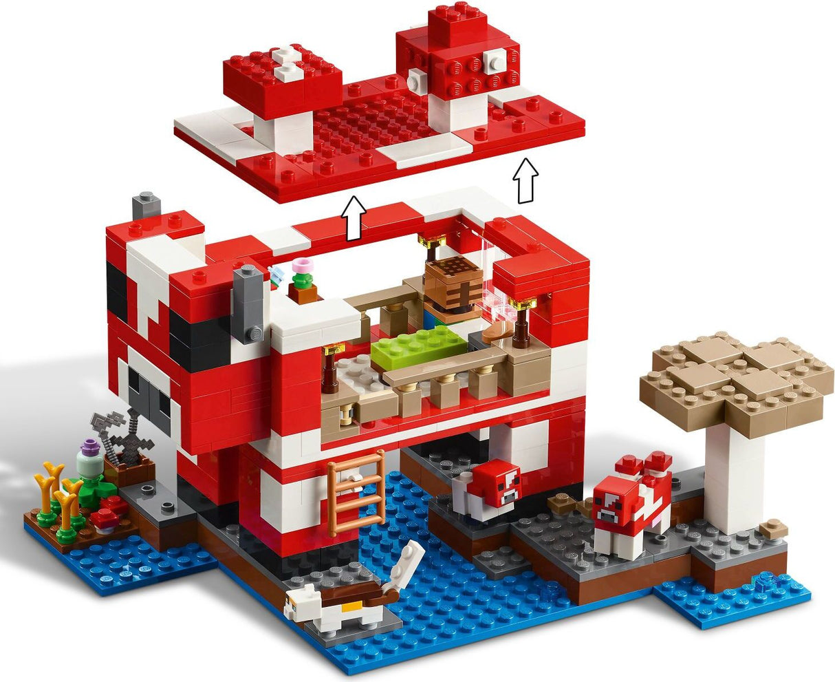 LEGO Minecraft: The Mooshroom House