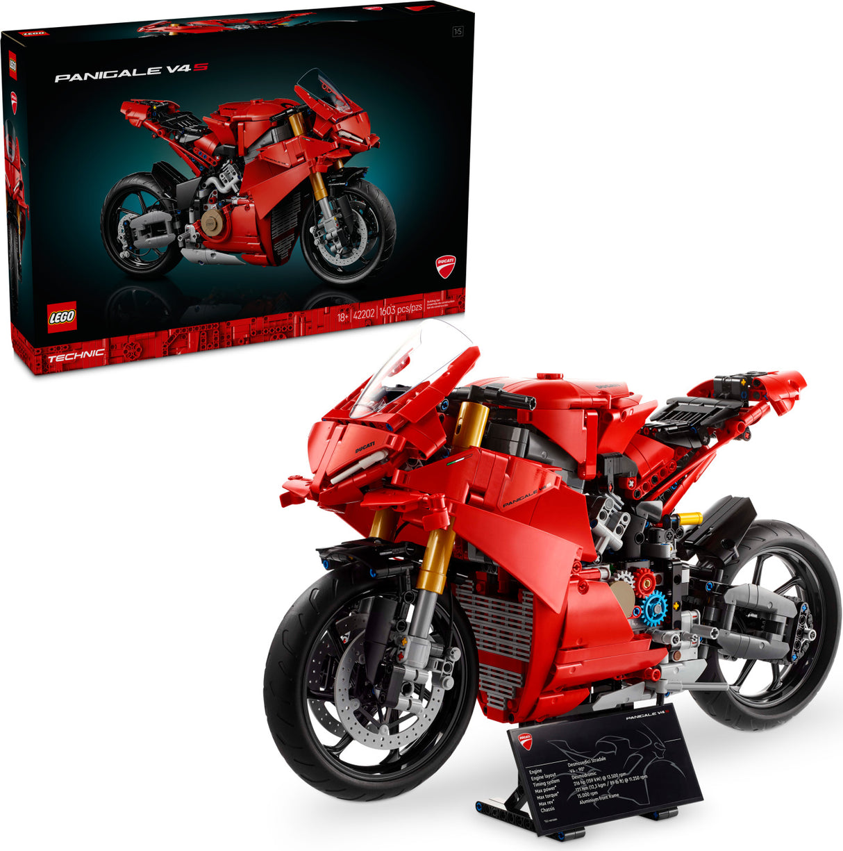 LEGO Technic: Ducati Panigale V4 S Motorcycle