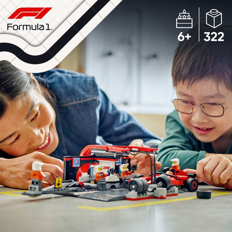 LEGO City Formula 1: F1® Pit Stop & Pit Crew with Ferrari Car