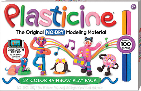 Plasticine 24-Color Play Pack