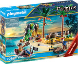 Playmobil Pirate Treasure Island with Rowboat